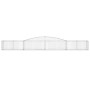 Cestas de gaviones 4 uds forma de arco hierro 400x50x40/60 cm de vidaXL, Maceteros y jardineras - Ref: Foro24-3146959, Precio...