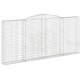 Cestas de gaviones 6 uds forma de arco hierro 400x30x180/200 cm de vidaXL, Maceteros y jardineras - Ref: Foro24-3146922, Prec...