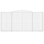 Cestas de gaviones 6 uds forma de arco hierro 400x30x180/200 cm de vidaXL, Maceteros y jardineras - Ref: Foro24-3146922, Prec...