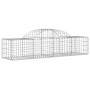Cestas de gaviones 6 uds forma de arco hierro 200x50x40/60 cm de vidaXL, Maceteros y jardineras - Ref: Foro24-3146261, Precio...