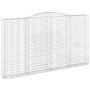Cestas de gaviones 6 uds forma de arco hierro 400x30x220/240 cm de vidaXL, Maceteros y jardineras - Ref: Foro24-3146948, Prec...