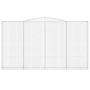 Cestas de gaviones 6 uds forma de arco hierro 400x30x220/240 cm de vidaXL, Maceteros y jardineras - Ref: Foro24-3146948, Prec...