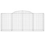 Cestas de gaviones 5 uds forma de arco hierro 300x50x120/140 cm de vidaXL, Maceteros y jardineras - Ref: Foro24-3146722, Prec...