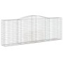 Cestas gaviones 10 uds forma de arco hierro 400x50x140/160 cm de vidaXL, Maceteros y jardineras - Ref: Foro24-3147030, Precio...