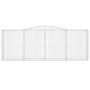 Cestas gaviones 10 uds forma de arco hierro 400x50x140/160 cm de vidaXL, Maceteros y jardineras - Ref: Foro24-3147030, Precio...