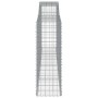 Cestas gaviones 10 uds forma de arco hierro 400x50x140/160 cm de vidaXL, Maceteros y jardineras - Ref: Foro24-3147030, Precio...