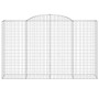 Cestas de gaviones 3 uds forma de arco hierro 300x50x180/200 cm de vidaXL, Maceteros y jardineras - Ref: Foro24-3146774, Prec...