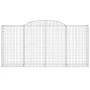 Cestas gaviones 12 uds forma de arco hierro 300x50x140/160 cm de vidaXL, Maceteros y jardineras - Ref: Foro24-3146747, Precio...