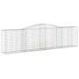 Cestas de gaviones 5 uds forma de arco hierro 400x50x100/120 cm de vidaXL, Maceteros y jardineras - Ref: Foro24-3146999, Prec...