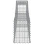 Cestas de gaviones 2 uds forma de arco hierro 400x30x40/60 cm de vidaXL, Maceteros y jardineras - Ref: Foro24-3146827, Precio...