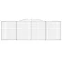 Gabionenkörbe 3 Stück Bogenform Eisen 400x30x120/140 cm von vidaXL, Töpfe und Pflanzgefäße - Ref: Foro24-3146880, Preis: 475,...