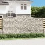 Cestas de gaviones 3 uds forma de arco hierro 400x50x180/200 cm de vidaXL, Maceteros y jardineras - Ref: Foro24-3147049, Prec...