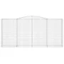 Gabion baskets 3 pcs arch shape iron 400x50x180/200 cm by vidaXL, Pots and planters - Ref: Foro24-3147049, Price: 734,81 €, D...