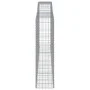 Gabion baskets 3 pcs arch shape iron 400x50x180/200 cm by vidaXL, Pots and planters - Ref: Foro24-3147049, Price: 734,81 €, D...