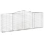 Cestas gaviones 8 uds forma de arco hierro 400x30x140/160 cm de vidaXL, Maceteros y jardineras - Ref: Foro24-3146898, Precio:...