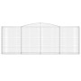Cestas gaviones 8 uds forma de arco hierro 400x30x140/160 cm de vidaXL, Maceteros y jardineras - Ref: Foro24-3146898, Precio:...