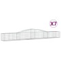 Cestas de gaviones 7 uds forma de arco hierro 400x50x40/60 cm de vidaXL, Maceteros y jardineras - Ref: Foro24-3146962, Precio...