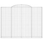 Cestas de gaviones 3 uds forma de arco hierro 300x30x220/240 cm de vidaXL, Maceteros y jardineras - Ref: Foro24-3146630, Prec...
