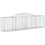 Gabionenkörbe 2 Stück Bogenform Eisen 300x50x80/100 cm von vidaXL, Töpfe und Pflanzgefäße - Ref: Foro24-3146683, Preis: 216,2...