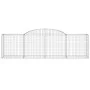Gabionenkörbe 2 Stück Bogenform Eisen 300x50x80/100 cm von vidaXL, Töpfe und Pflanzgefäße - Ref: Foro24-3146683, Preis: 216,2...