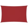 Toldo de vela rectangular tela Oxford rojo 2x5 m en Sombrillas | Comprar online en Foru.es