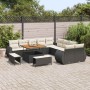 Conjunto de sofás de jardín 13 pcs Negro ratán sintético en Sofás de exterior | Comprar online en Foru.es
