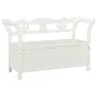 Solid white fir wood bench 107x45x75.5 cm by vidaXL, Benches for halls and storage - Ref: Foro24-351773, Price: 180,74 €, Dis...