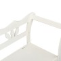 Banco madera maciza abeto blanco 107x45x75,5 cm de vidaXL, Bancos para recibidores y almacenamiento - Ref: Foro24-351773, Pre...