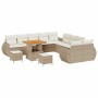 Conjunto de sofás de jardín 13 pcs Beige ratán sintético en Sofás de exterior | Comprar online en Foru.es