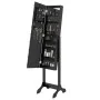 Espejo de pie con LED negro 34x37x146 cm de vidaXL, Espejos - Ref: Foro24-351767, Precio: 112,09 €, Descuento: %