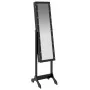Espejo de pie con LED negro 34x37x146 cm de vidaXL, Espejos - Ref: Foro24-351767, Precio: 112,09 €, Descuento: %