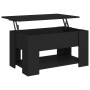 Mesa de centro madera contrachapada negra 79x49x41 cm de vidaXL, Mesas de centro - Ref: Foro24-809711, Precio: 79,29 €, Descu...