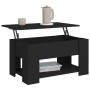 Mesa de centro madera contrachapada negra 79x49x41 cm de vidaXL, Mesas de centro - Ref: Foro24-809711, Precio: 79,29 €, Descu...