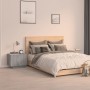 Mesita de noche madera contrachapada gris Sonoma 100x35x40 cm de vidaXL, Mesitas de noche - Ref: Foro24-3152833, Precio: 64,8...