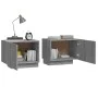 Mesita de noche madera contrachapada gris Sonoma 100x35x40 cm de vidaXL, Mesitas de noche - Ref: Foro24-3152833, Precio: 64,0...