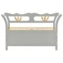 Banco madera maciza de abeto gris 107x45x75,5 cm de vidaXL, Bancos para recibidores y almacenamiento - Ref: Foro24-351775, Pr...