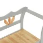 Banco madera maciza de abeto gris 107x45x75,5 cm de vidaXL, Bancos para recibidores y almacenamiento - Ref: Foro24-351775, Pr...