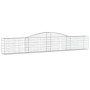 Cestas de gaviones 4 uds forma de arco hierro 400x30x60/80 cm de vidaXL, Maceteros y jardineras - Ref: Foro24-3146842, Precio...