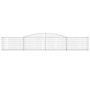 Cestas de gaviones 4 uds forma de arco hierro 400x30x60/80 cm de vidaXL, Maceteros y jardineras - Ref: Foro24-3146842, Precio...