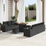 Conjunto de sofá de jardín 10 pcs Negro ratán sintético en Sofás de exterior | Comprar online en Foru.es