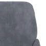 Banco de terciopelo gris oscuro 108x79x79 cm de vidaXL, Bancos - Ref: Foro24-351415, Precio: 127,46 €, Descuento: %