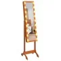Espejo de pie con LED 34x37x146 cm de vidaXL, Espejos - Ref: Foro24-351768, Precio: 77,44 €, Descuento: %