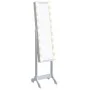 Espejo de pie con LED blanco 34x37x146 cm de vidaXL, Espejos - Ref: Foro24-351766, Precio: 133,60 €, Descuento: %