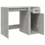 Escritorio de madera contrachapada gris hormigón 100x49x75 cm de vidaXL, Escritorios - Ref: Foro24-816788, Precio: 94,04 €, D...