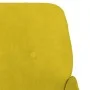 Banco de terciopelo amarillo 108x79x79 cm de vidaXL, Bancos - Ref: Foro24-351420, Precio: 137,75 €, Descuento: %