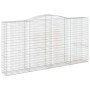 Cestas de gaviones 5 uds forma de arco hierro 400x50x200/220 cm de vidaXL, Maceteros y jardineras - Ref: Foro24-3147064, Prec...