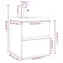 Mueble de baño con lavabo madera contrachapada gris Sonoma de vidaXL, Tocadores de baño - Ref: Foro24-3152862, Precio: 164,14...