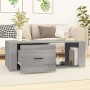 Mesa de centro madera contrachapada gris Sonoma 100x50,5x35 cm de vidaXL, Mesas de centro - Ref: Foro24-816542, Precio: 74,14...