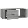 Mesa de centro madera contrachapada gris Sonoma 100x50,5x35 cm de vidaXL, Mesas de centro - Ref: Foro24-816542, Precio: 74,14...