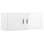 Mueble para TV de pared blanco brillante 100x34,5x40 cm de vidaXL, Muebles TV - Ref: Foro24-816634, Precio: 77,72 €, Descuent...